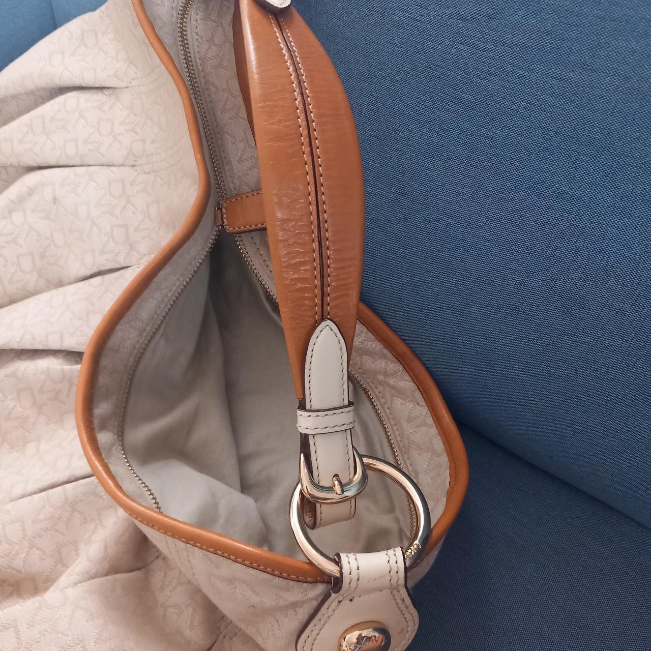 DKNY Women's Cream Bag Depop