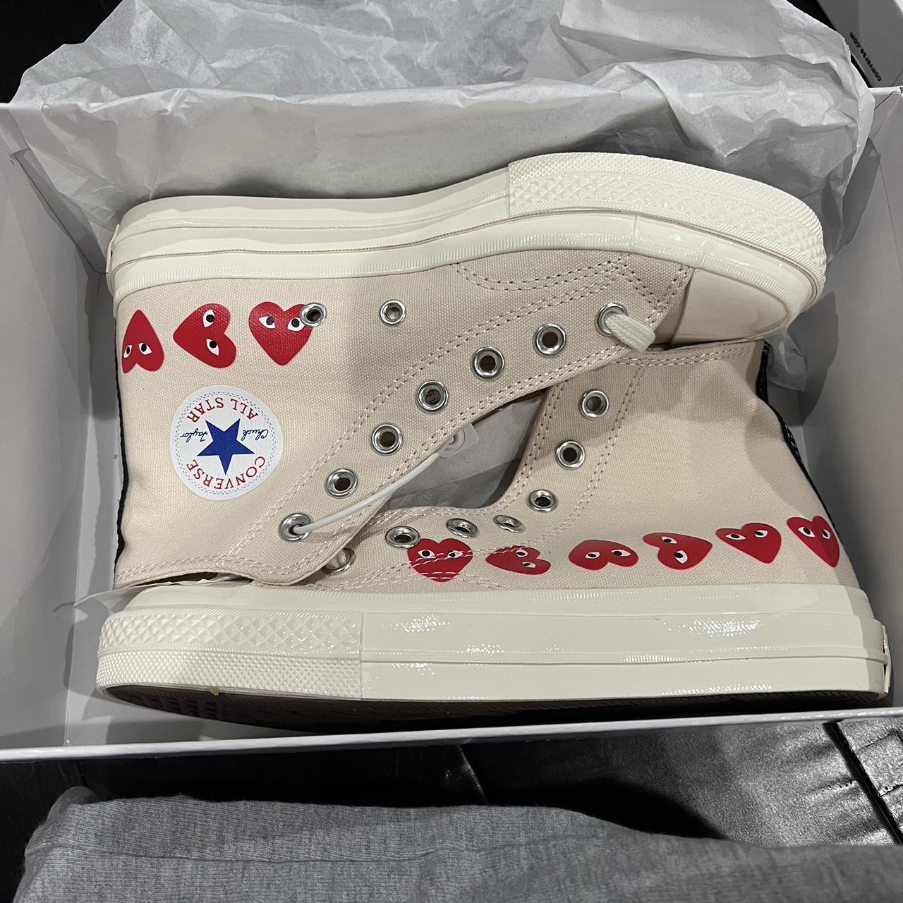 comme des garcons play sneakers