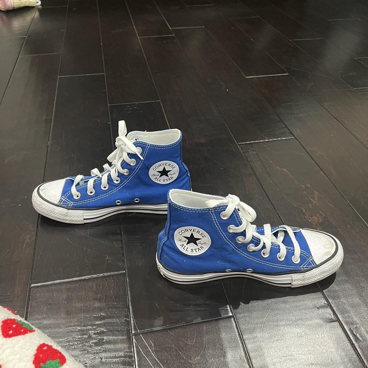 ladies blue converse size 5