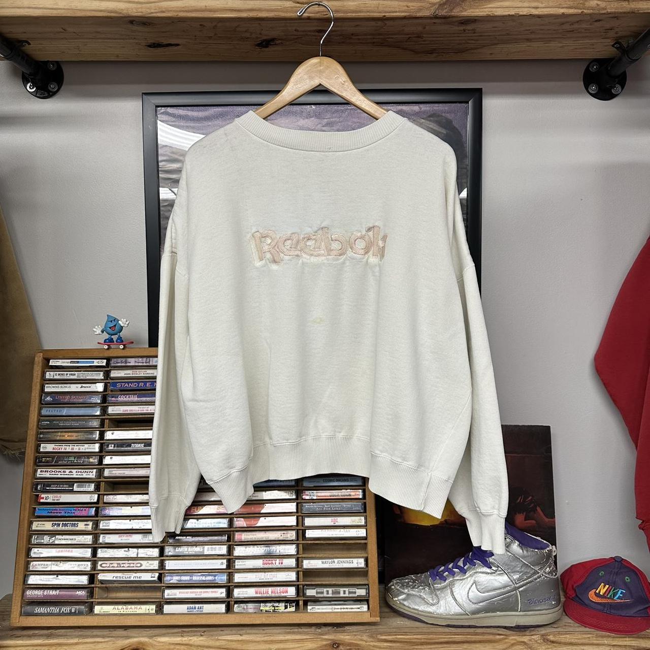 Reebok embroidered online sweatshirt