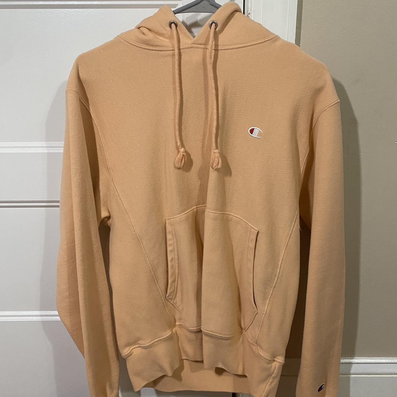 Champion hoodie peach color new arrivals