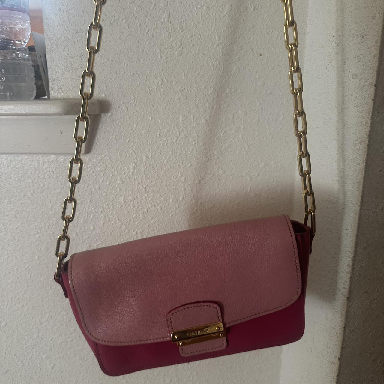 Miu Miu Women's Bag - Pink – MIU MIU Two-Tone Ele… - image 2