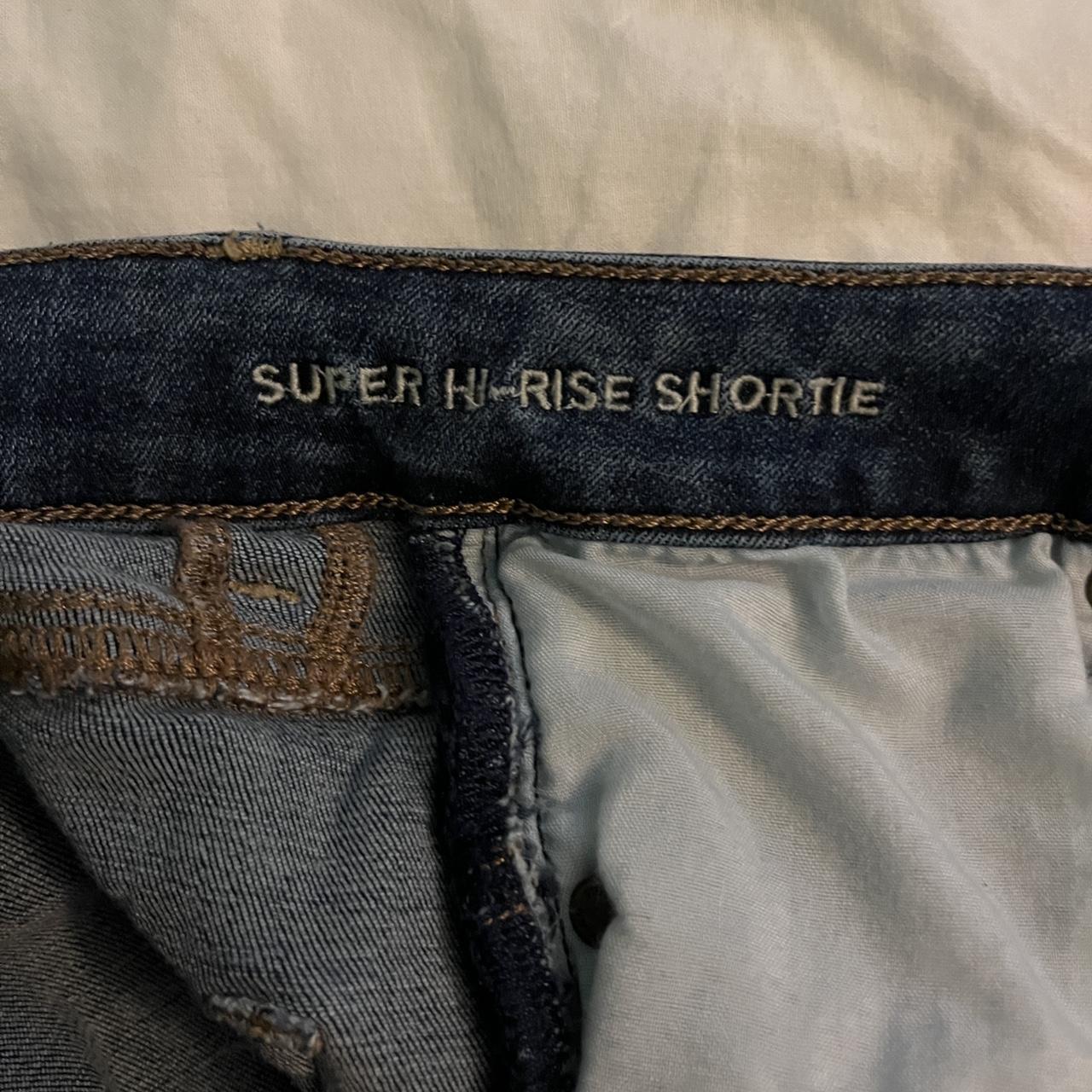 Medium Dark Wash American Eagle Super High Rise Depop