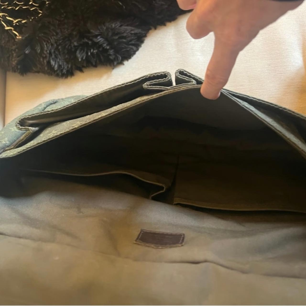 Louis Vuitton Canvas Sac Maman Diaper Bag/Messenger bag Depop