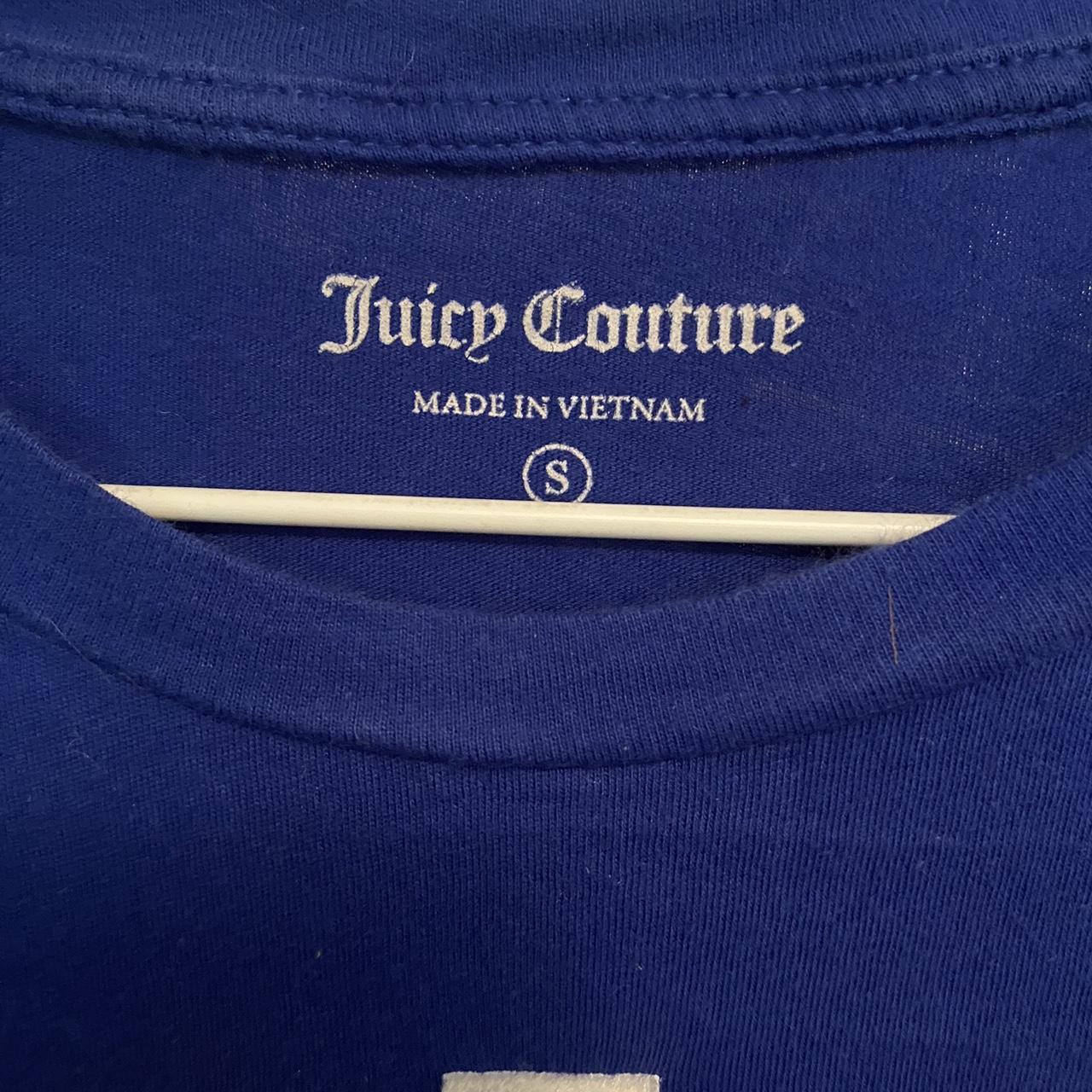 Juicy couture small tshirt barely worn #juicycouture... - Depop