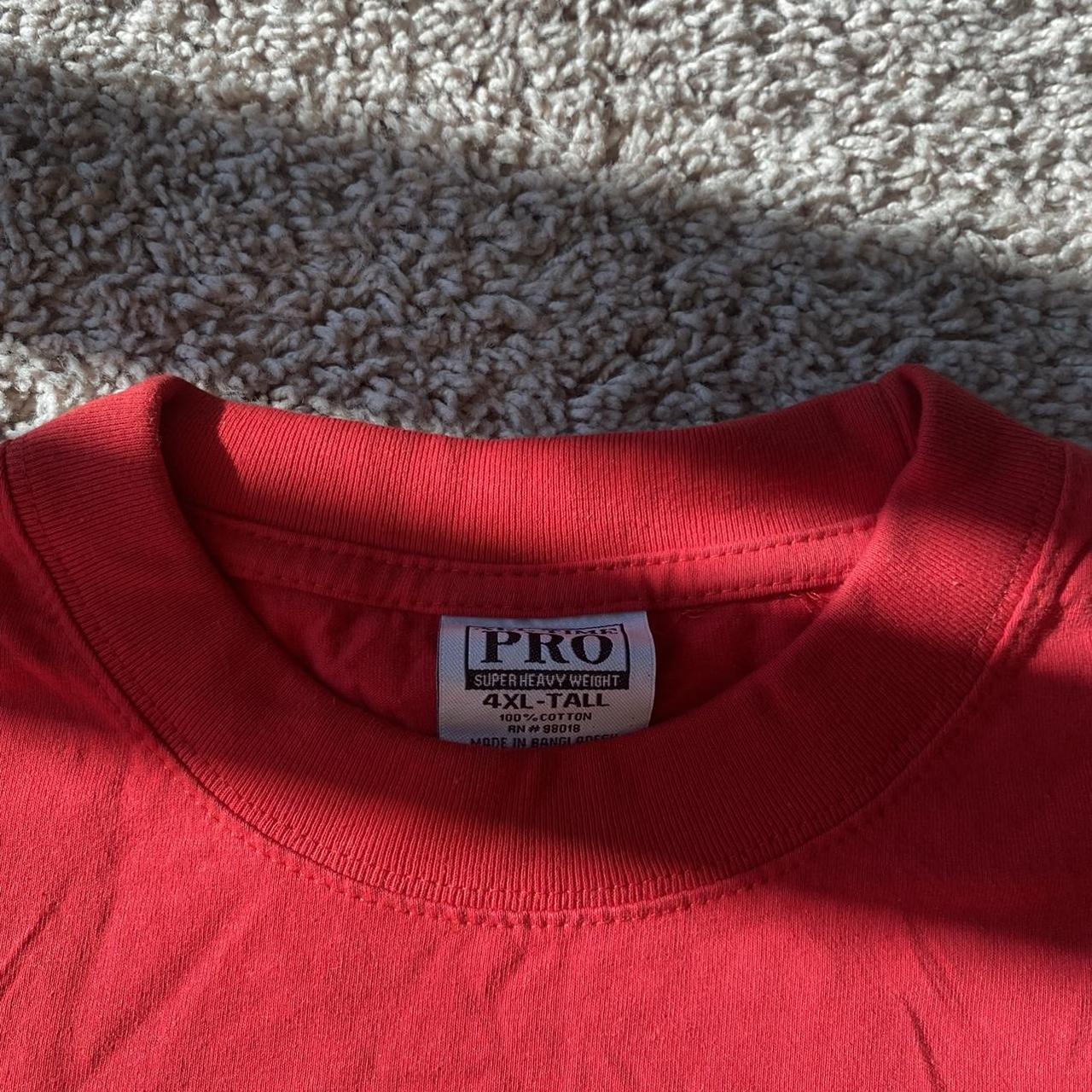 Pro Club Men's T-Shirt - Red - Xxxxl