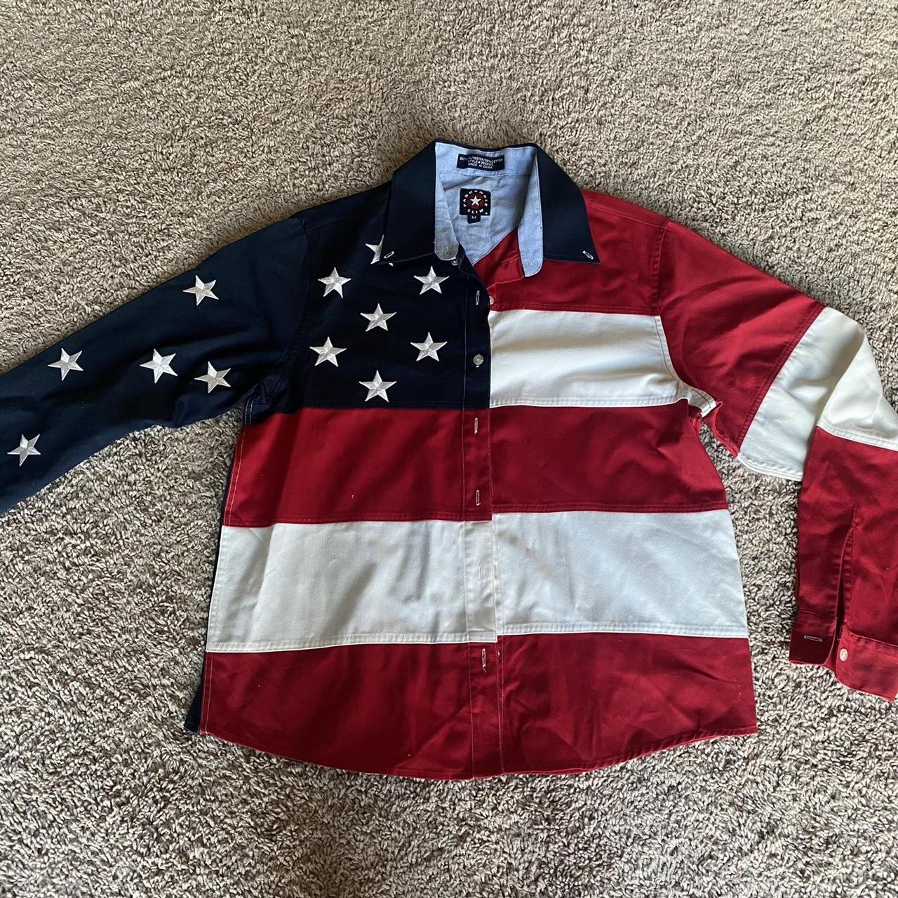 Panhandle Slim American Flag Western Shirt 🇺🇸 USA - Depop