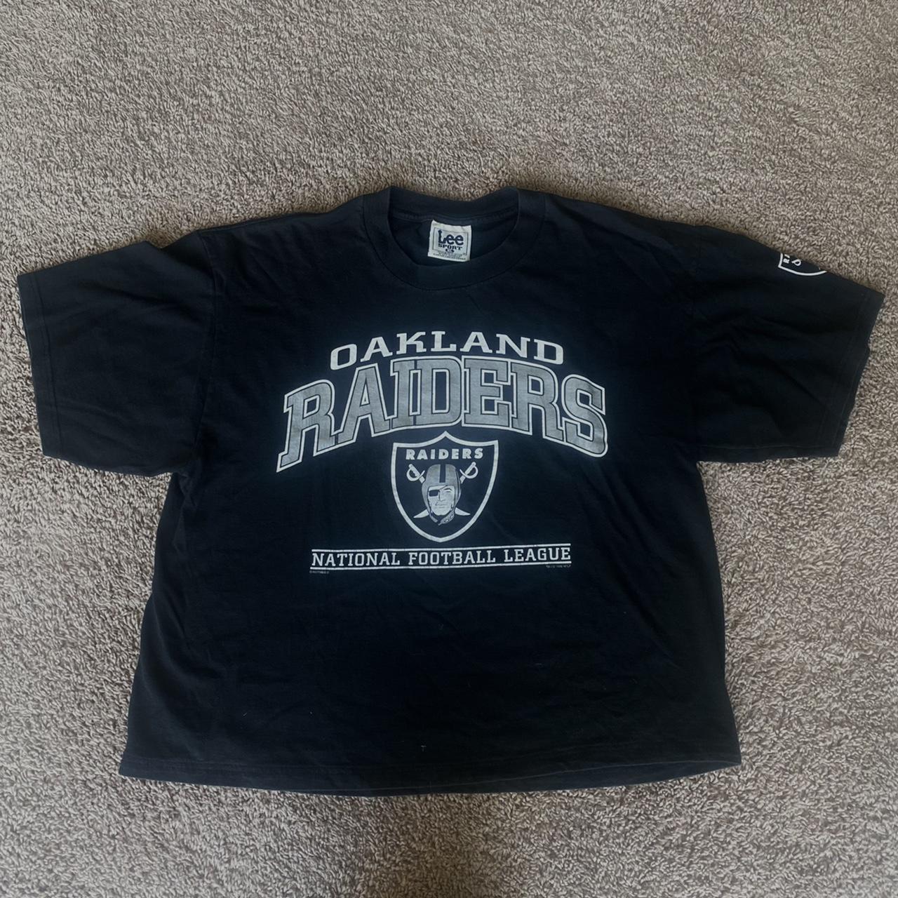 Vintage 90s Lee Sports Oakland Raiders, National... - Depop