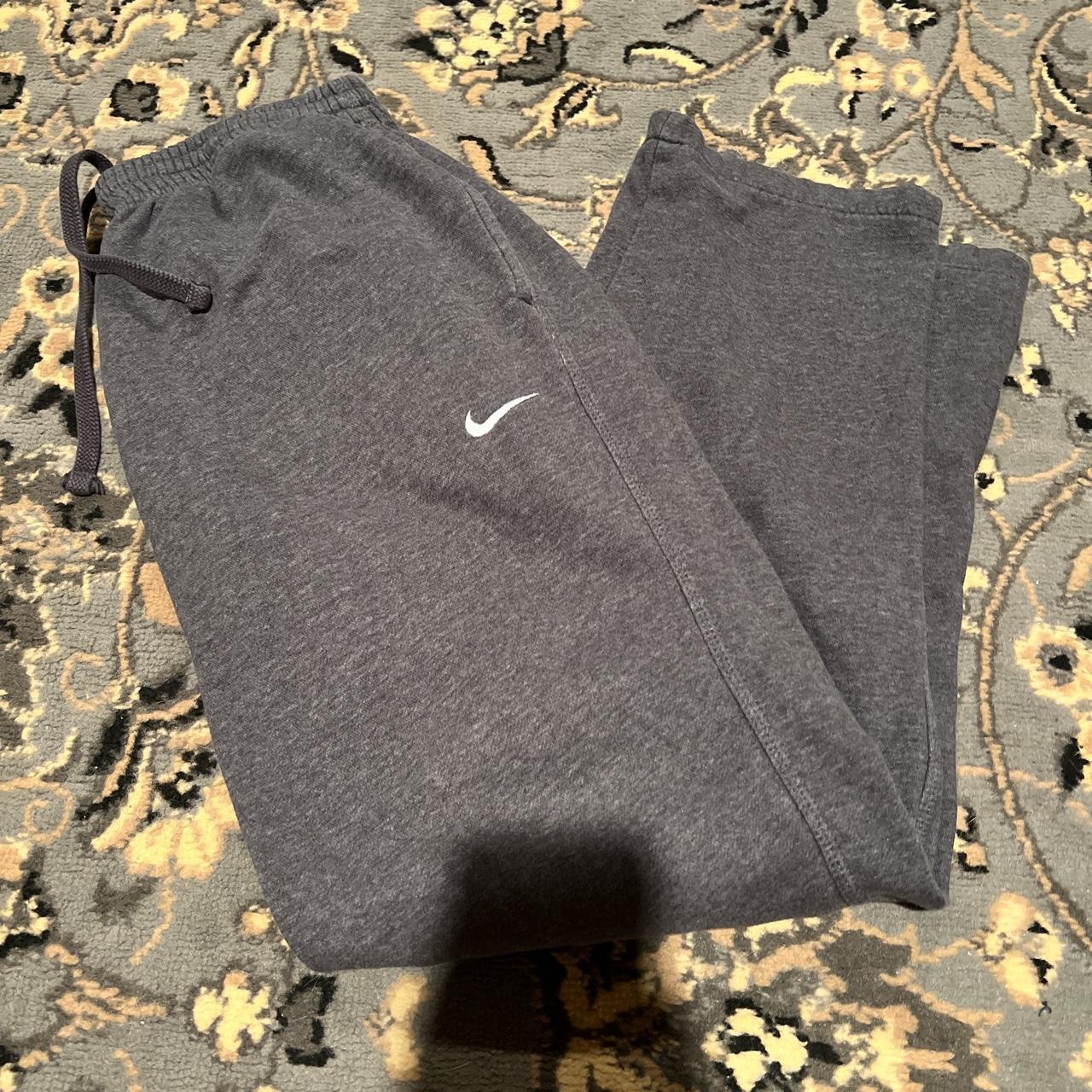 Super clean nike track pants. Cuff at the bottom - Depop