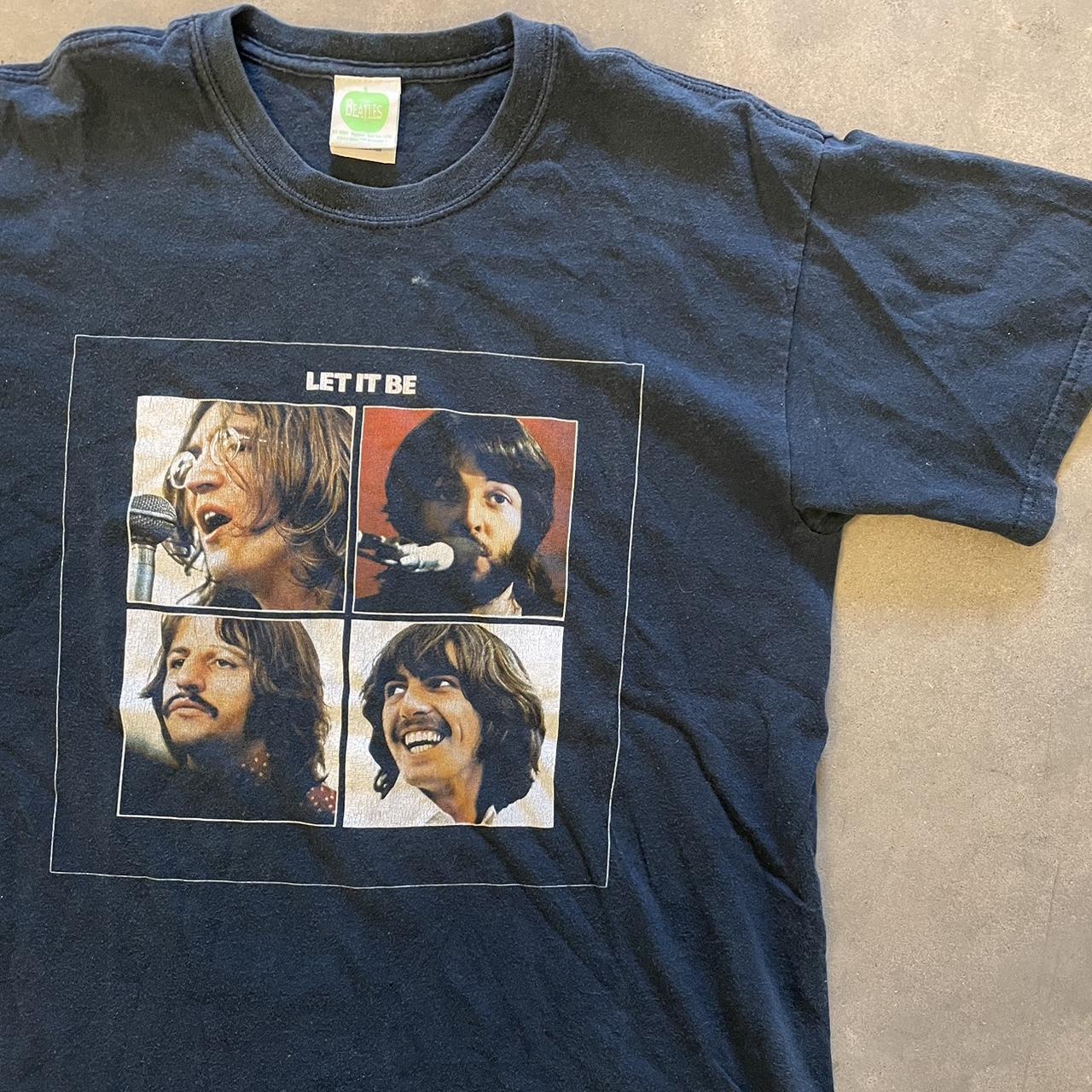 Vintage 00s 2005 The Beatles Let It Be Band Tee T... - Depop