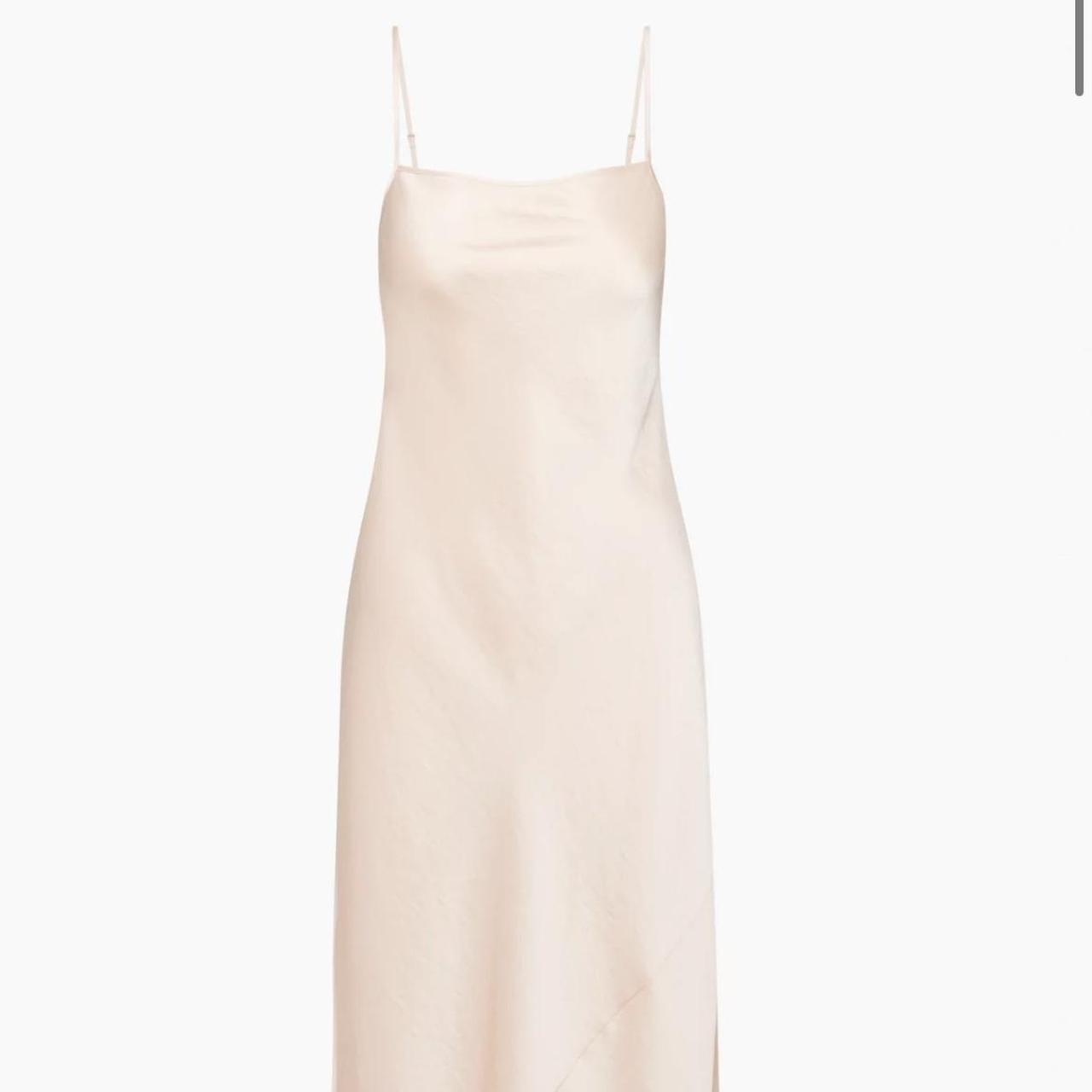 Aritzia Wilfred Only square slip dress in PETAL... - Depop