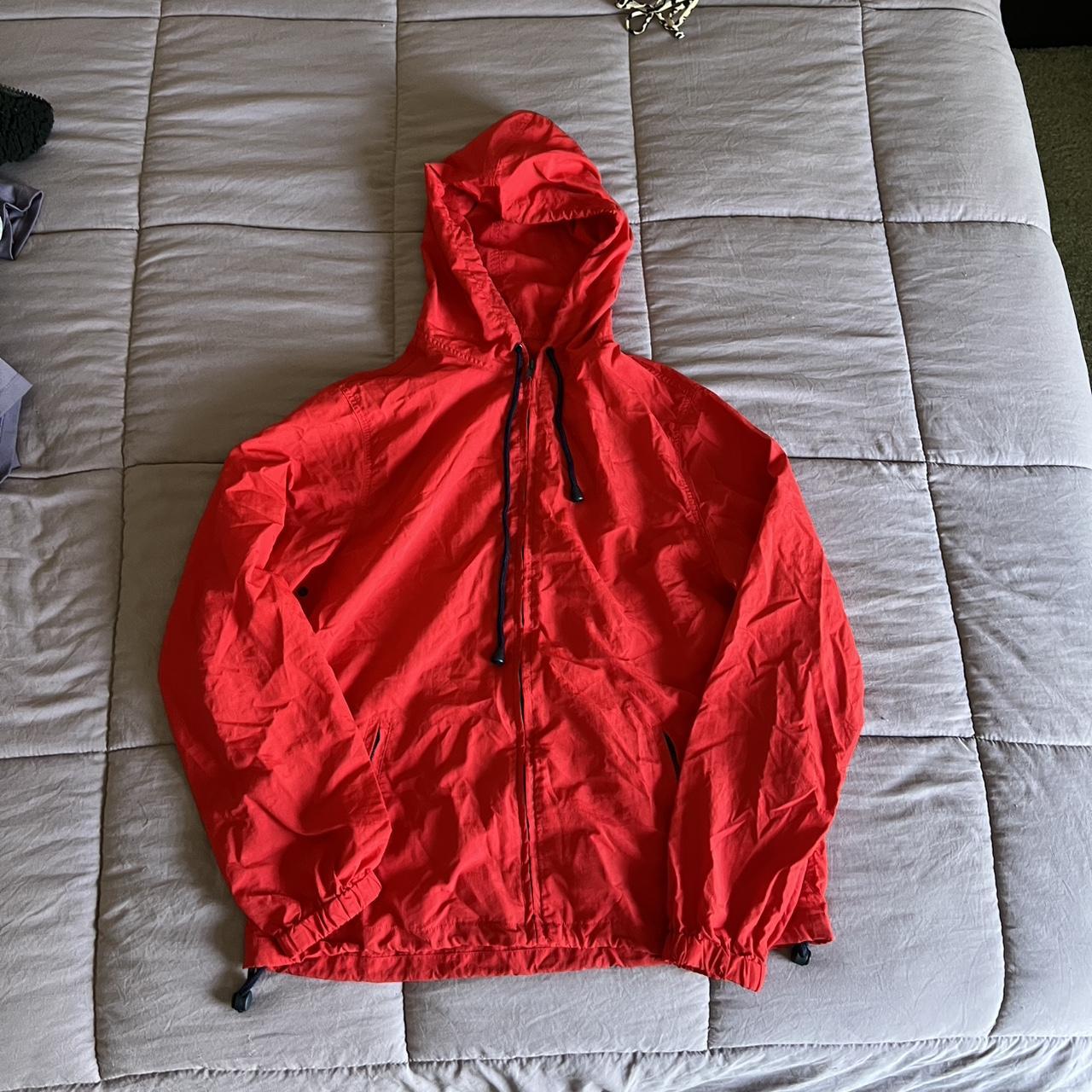 PacSun Women's Windbreaker Jacket Red M – red windbreaker size - Main Image