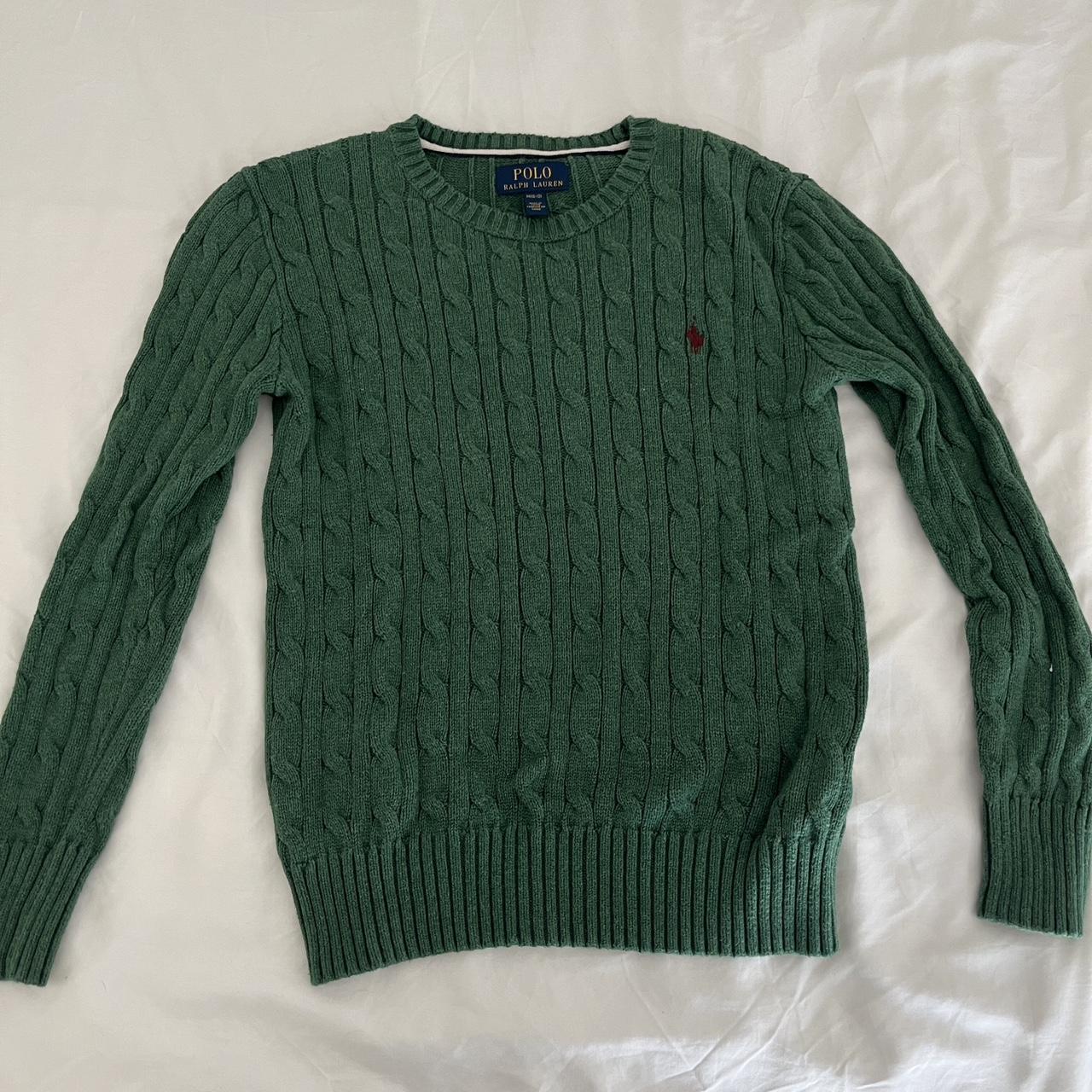 Polo Ralph Lauren Green Cable-knit Sweater size - Main Image