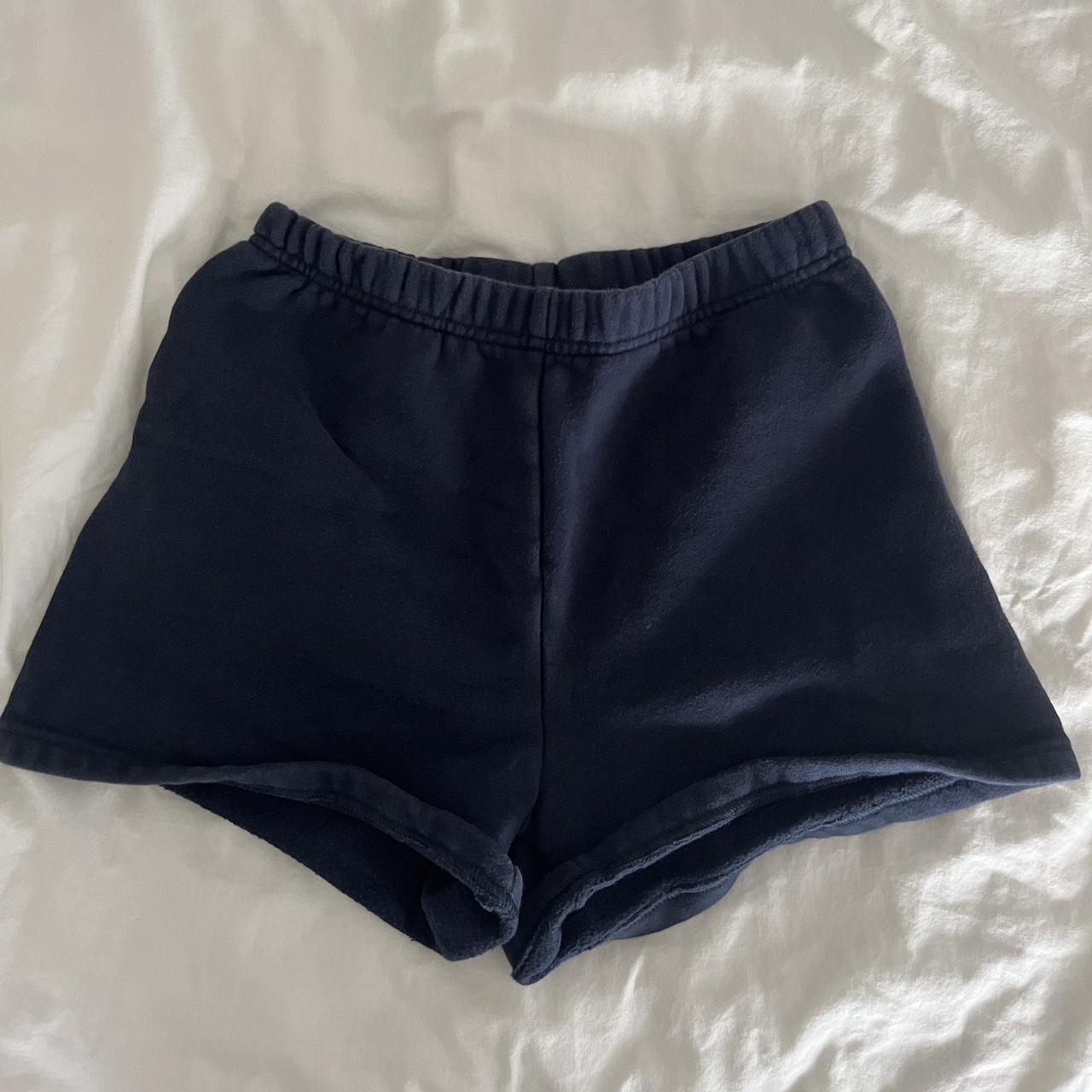 TNA COZY Navy blue sweat shorts #loungewear Depop