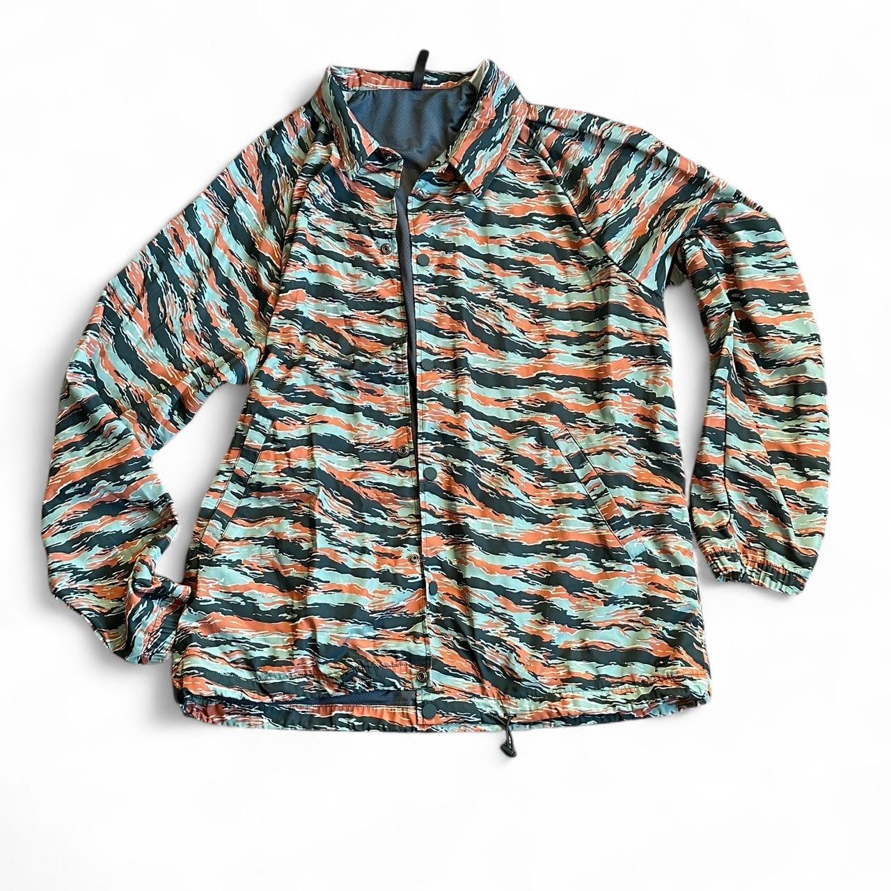 Fabletics Men's Windbreaker Jacket - Multi/Green … - image 1