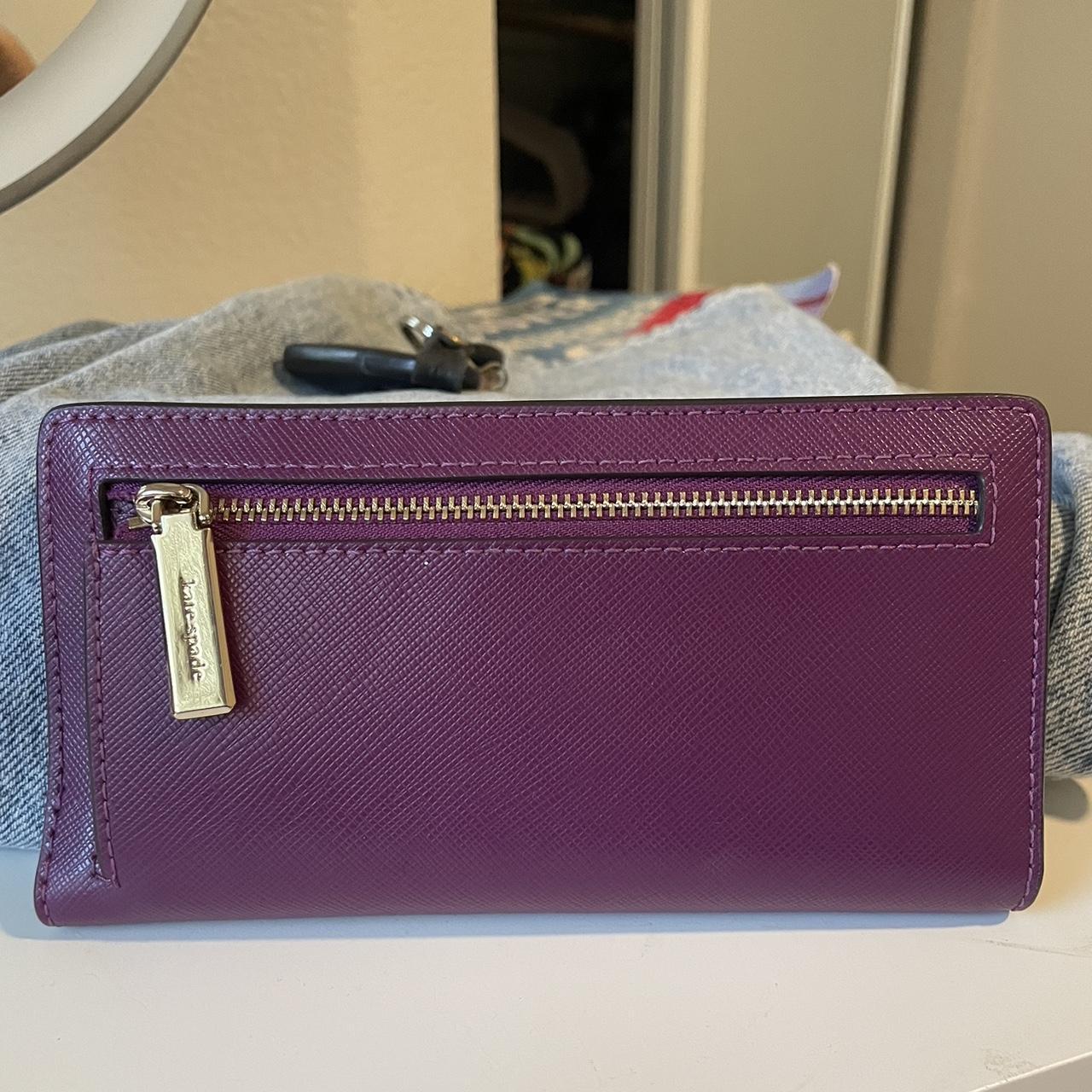 Kate spade best sale purple wallet