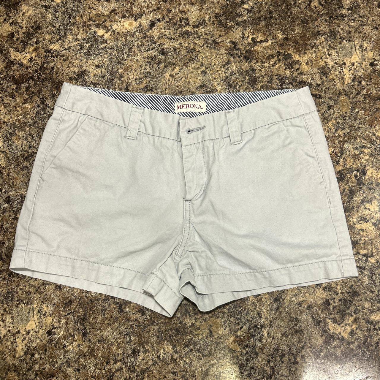 Khaki grey shorts size 2 in good condition. Inseam