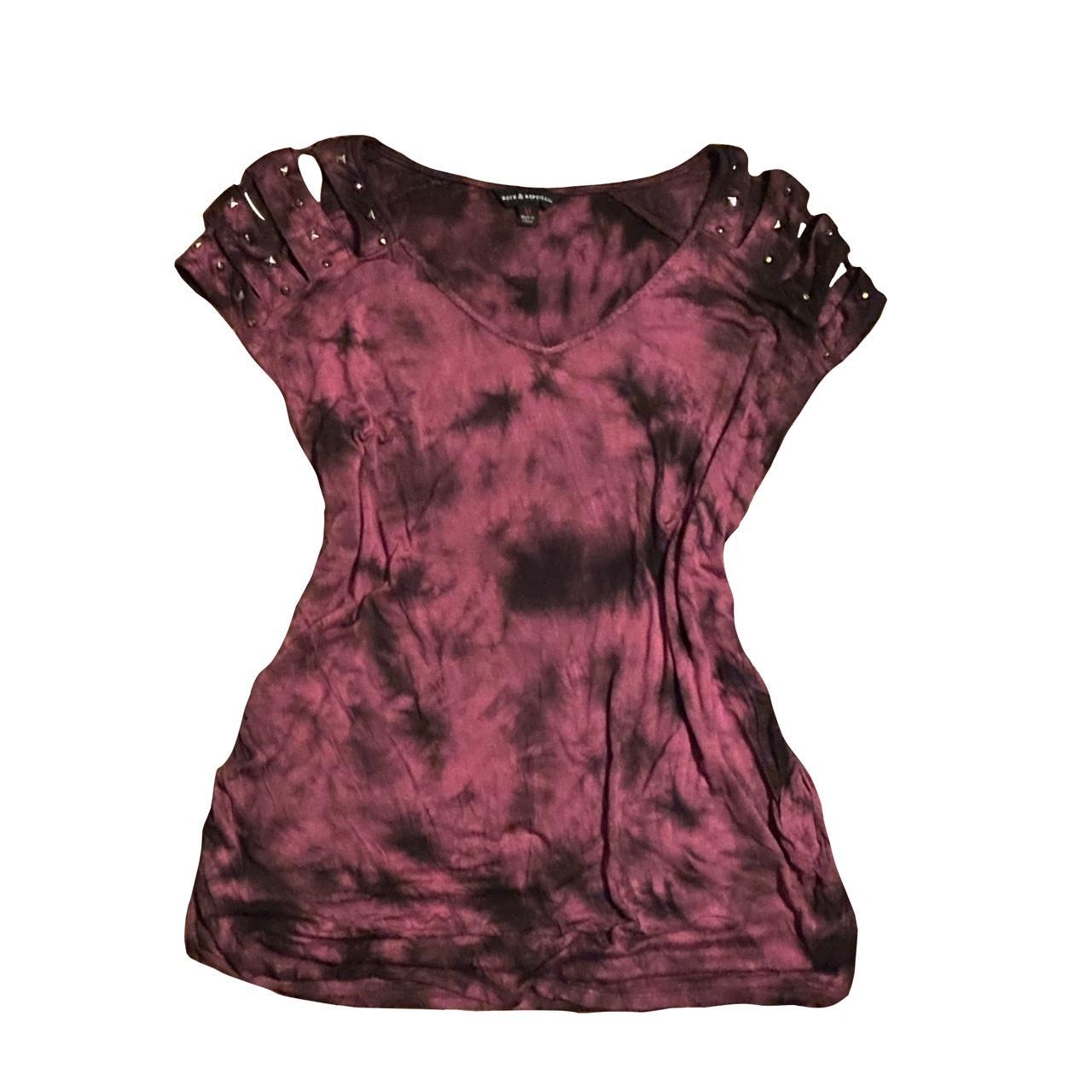 Rock and Republic Women's Pink and Purple Shirt