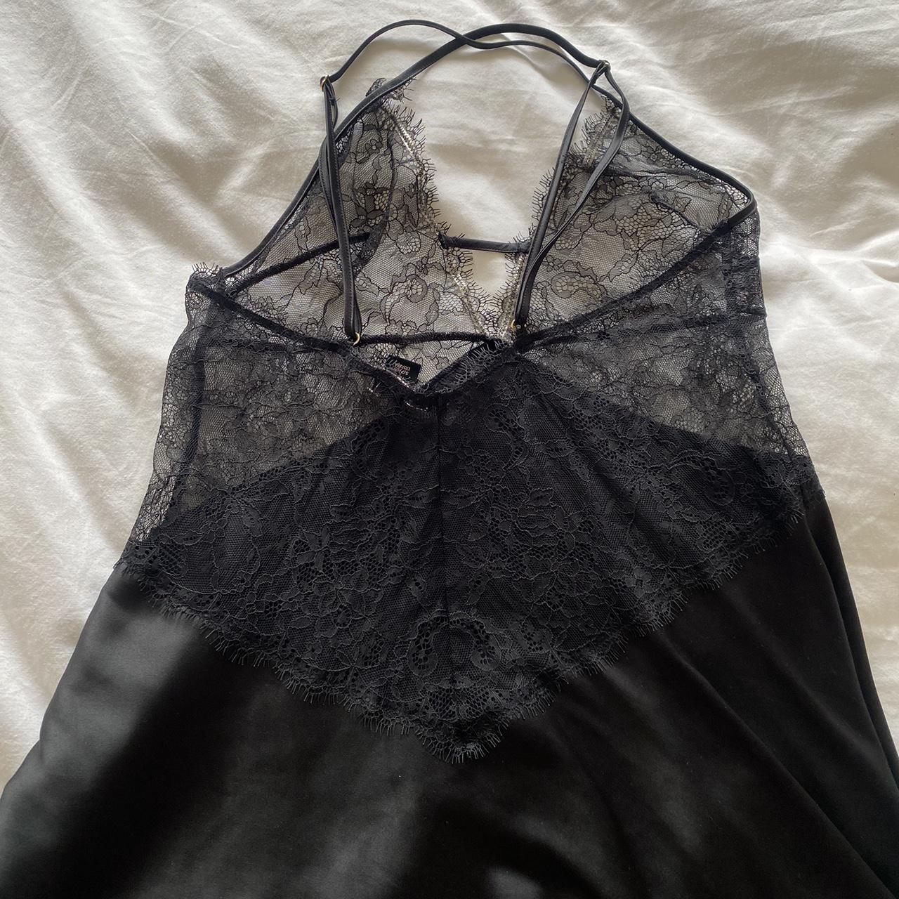 Victoria secret Satin Lace Slip Dress Small Paid... - Depop