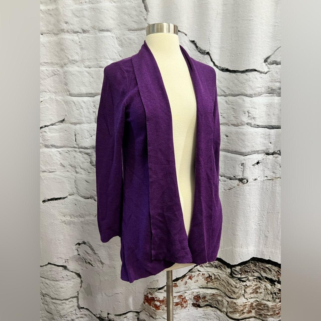 Eileen Fisher Royal fashion Purple Merino Wool Tunic Dress