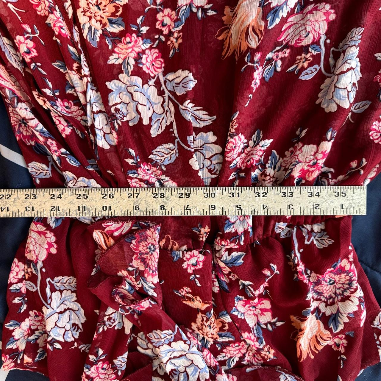 Source Unknown Women's Dress - Red/Multi - M – Fe… - image 3