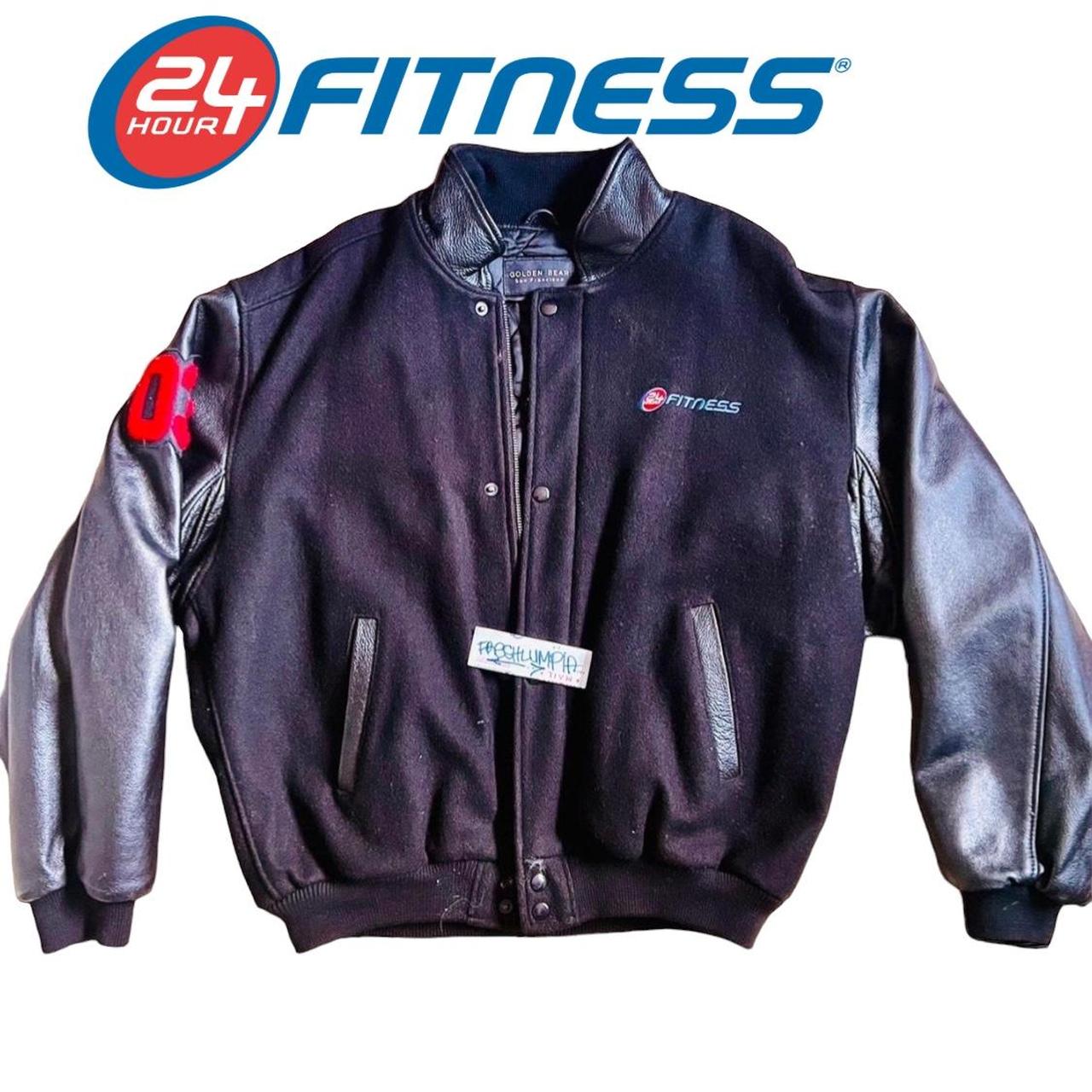💕 REALLY CUTE 💕 24 HOUR FITNESS VINTAGE LEATHER MAN... - Depop