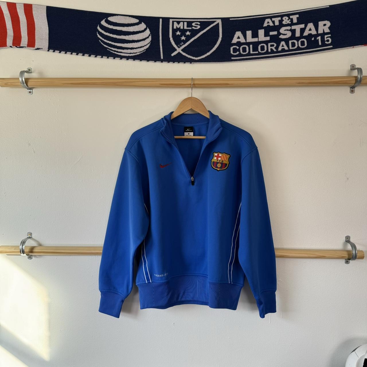 Fc barcelona quarter clearance zip