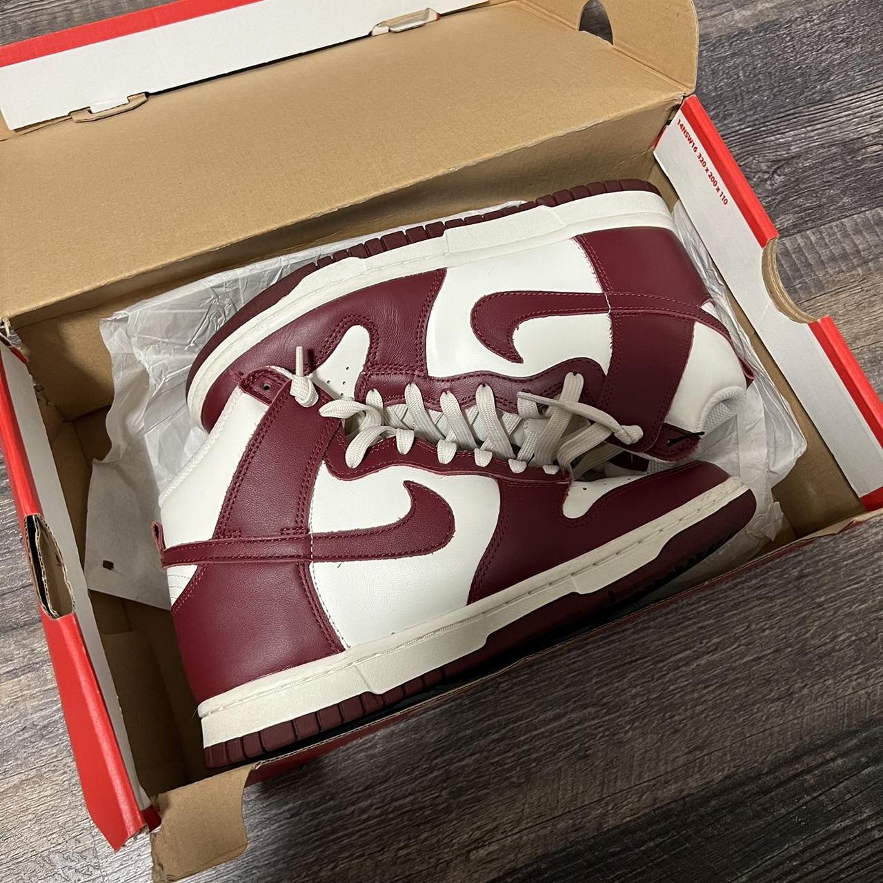 womens dunk high team red