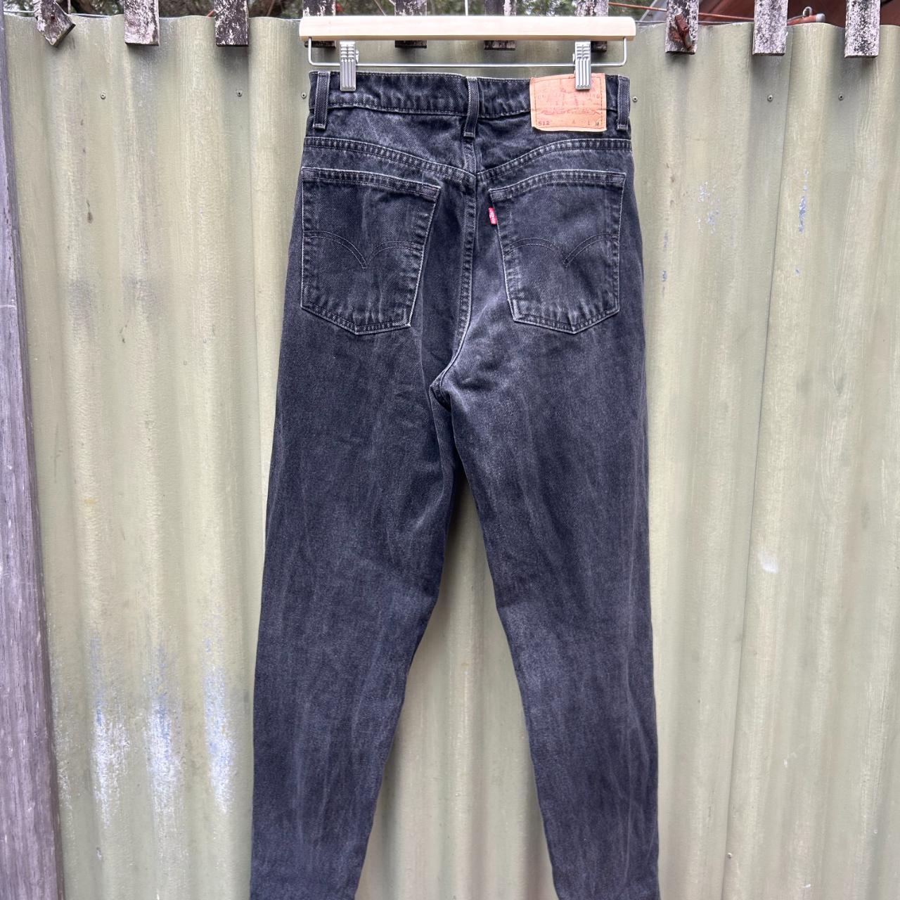 Levi's 512 women's black slim tapered jeans. In very... - Depop