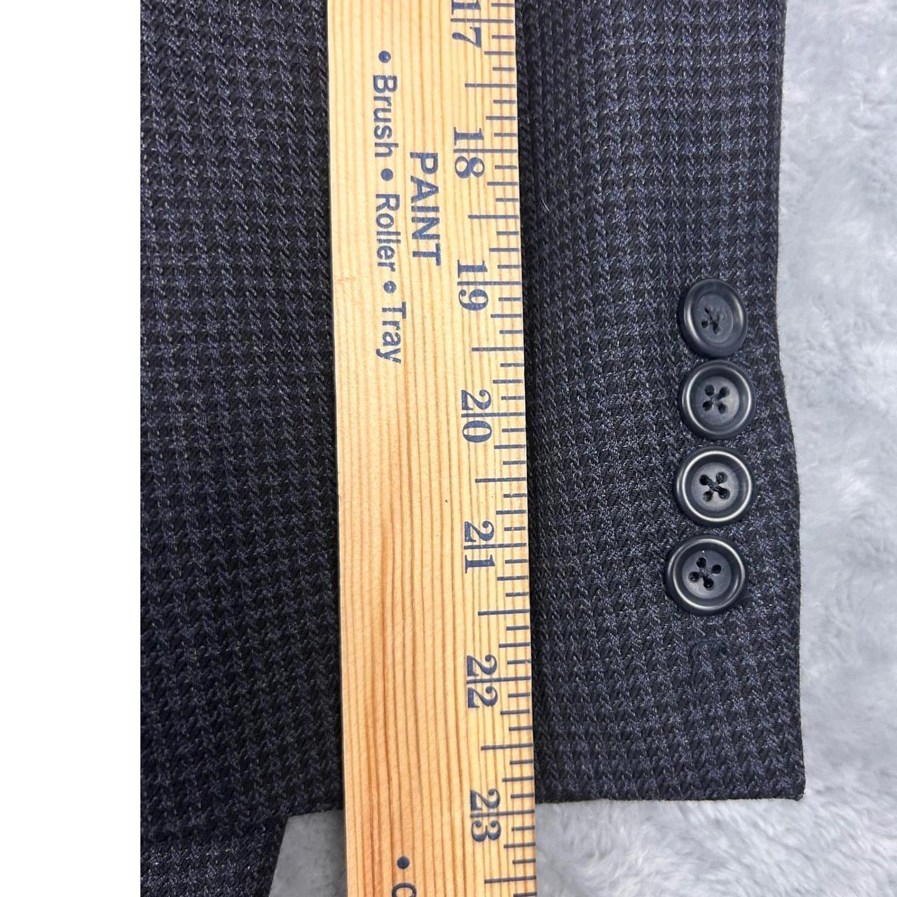 Preloved Men's Tailored jacket - Grey/Black – Jos… - image 8