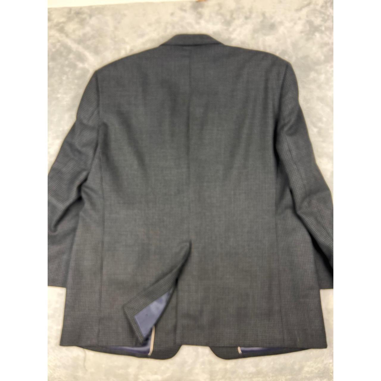 Preloved Men's Tailored jacket - Grey/Black – Jos… - image 6