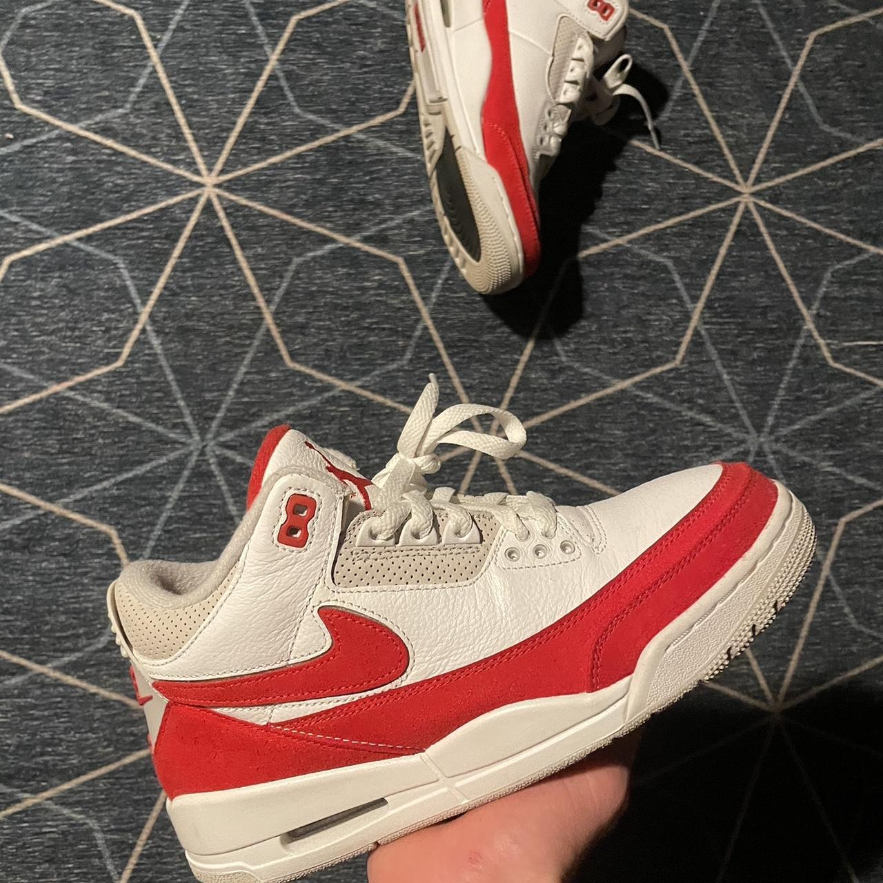 Air jordan 3 hot sale tinker red