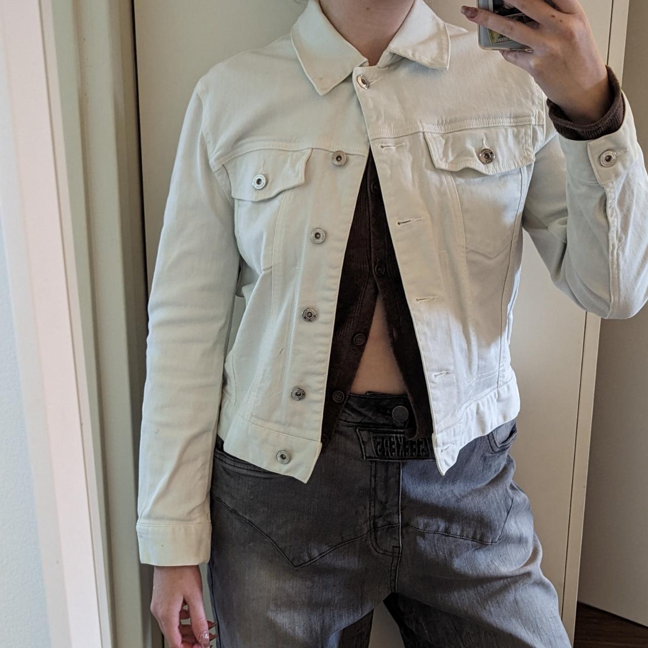 Country Road Women's White Jacket Depop