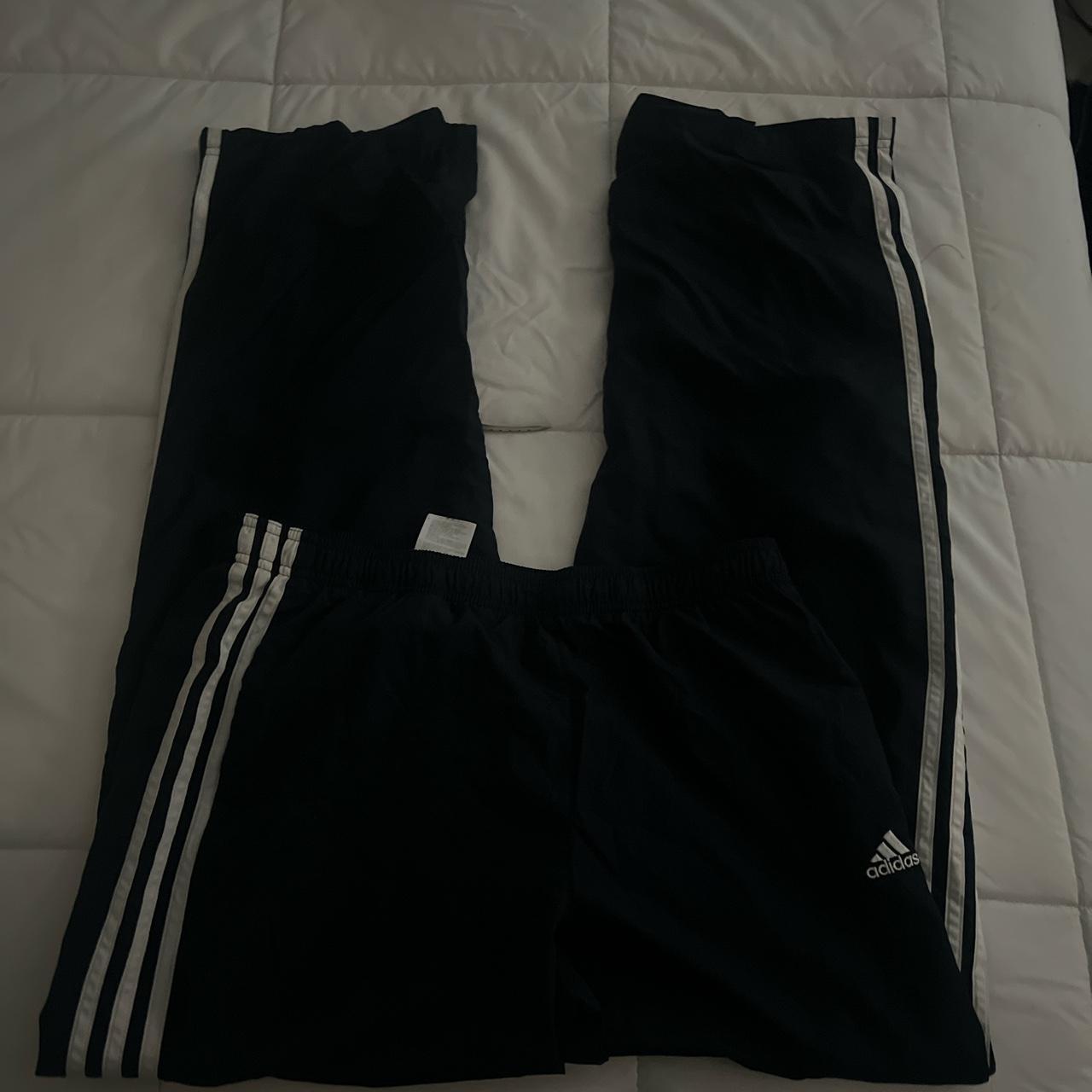 Navy Blue Adidas Track Pants #adidapants #trackpants... - Depop