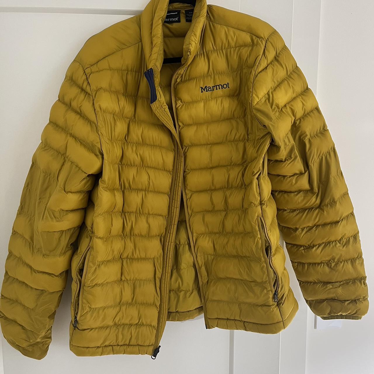 Marmot Men's Yellow Jacket | Depop