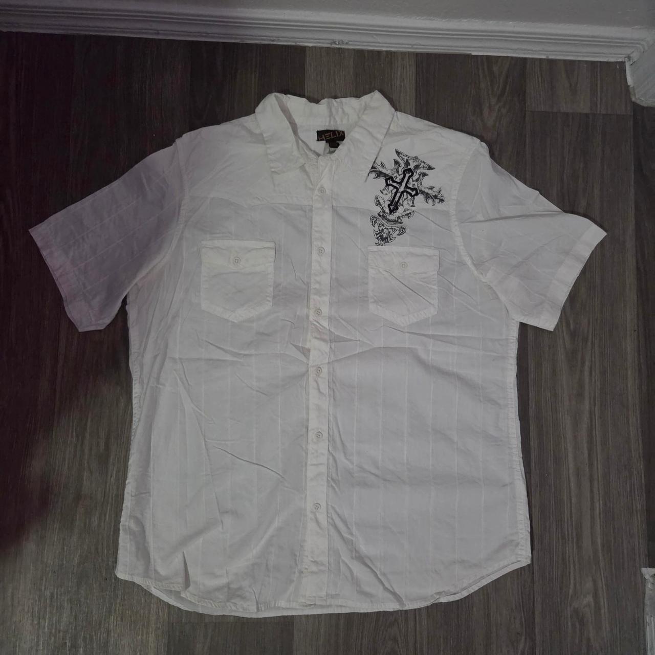 Helix men's white shirt