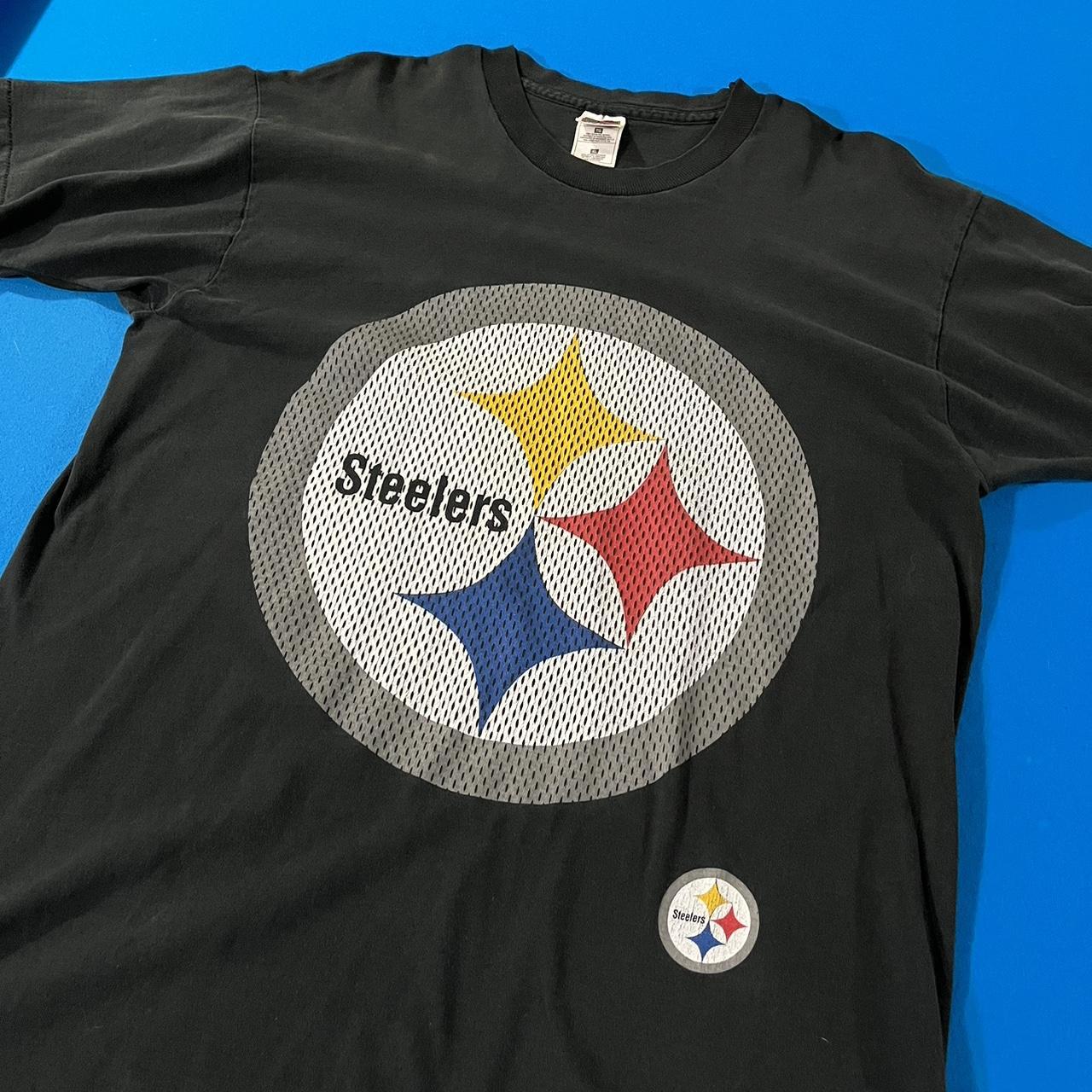 Vintage Pittsburgh Steelers Shirt. Dope black - Depop