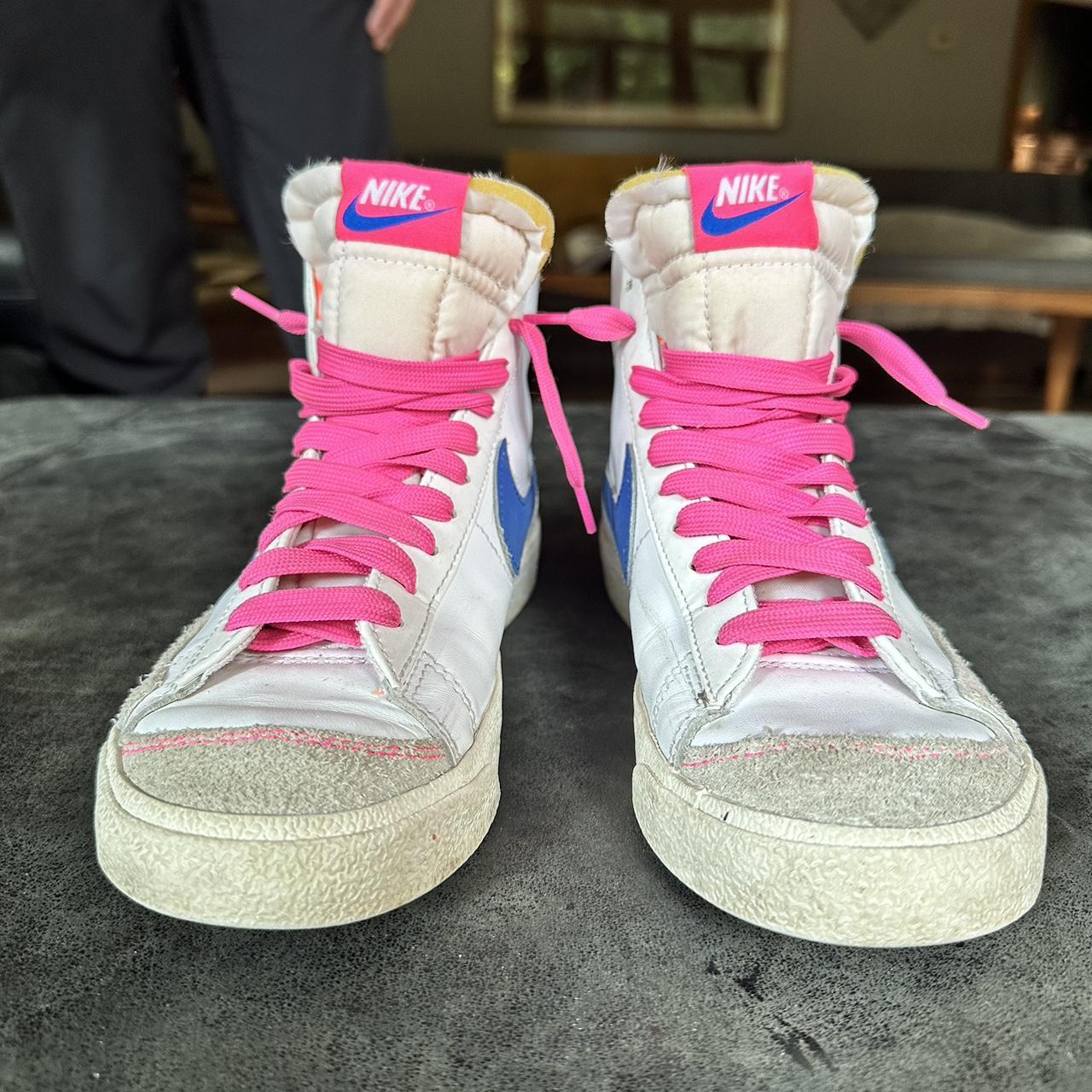 nike blazer pink flower