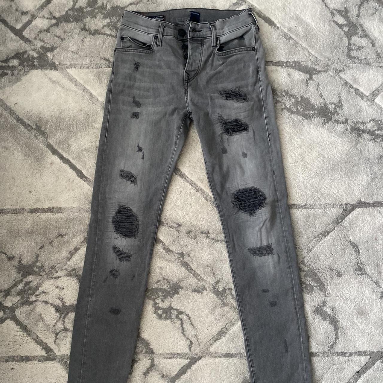 True religion grey jeans Slim fit Great fit... - Depop
