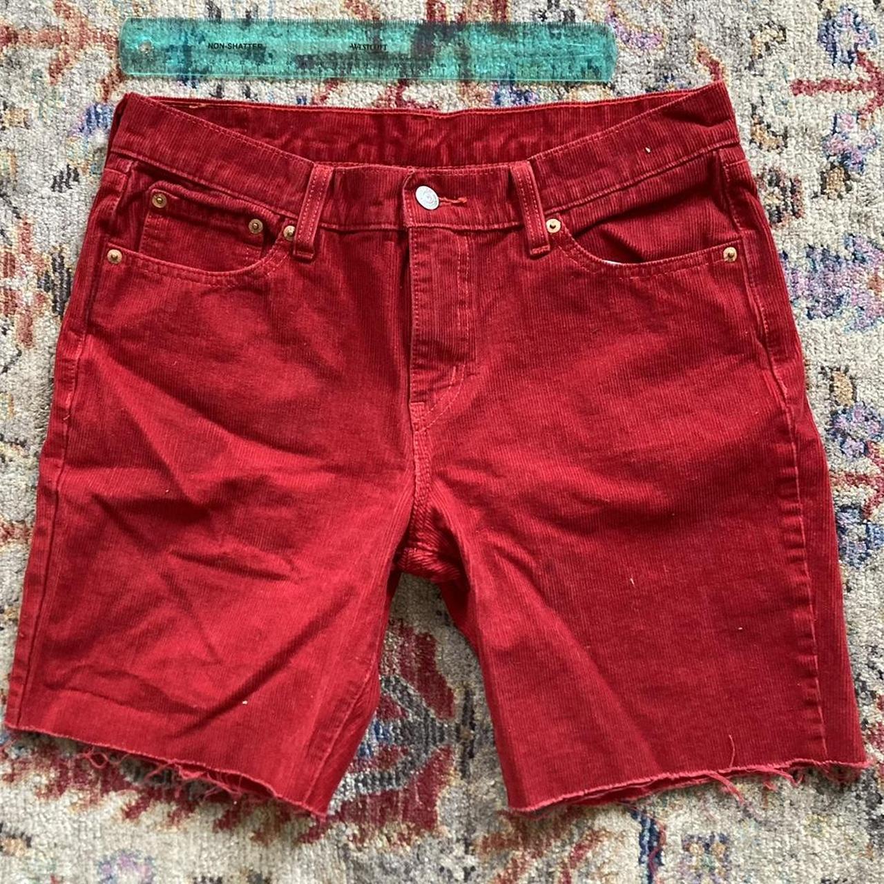 Levi's Men's Red Shorts | Depop