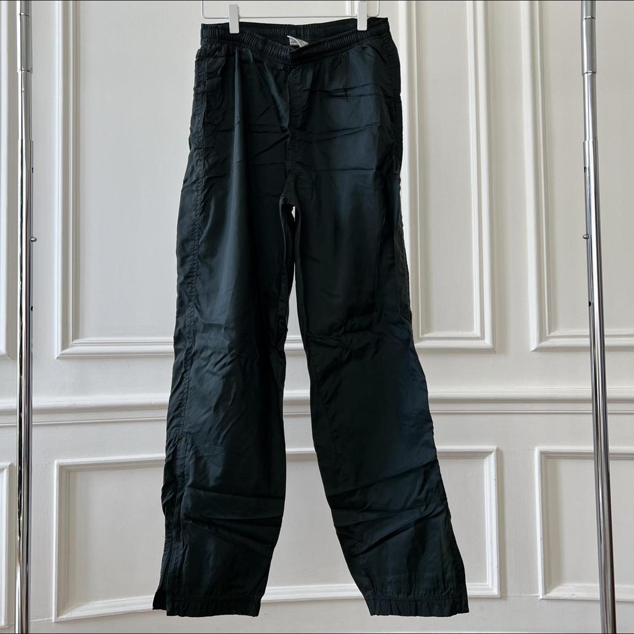 Vintage nike track pants in dark green size medium... Depop