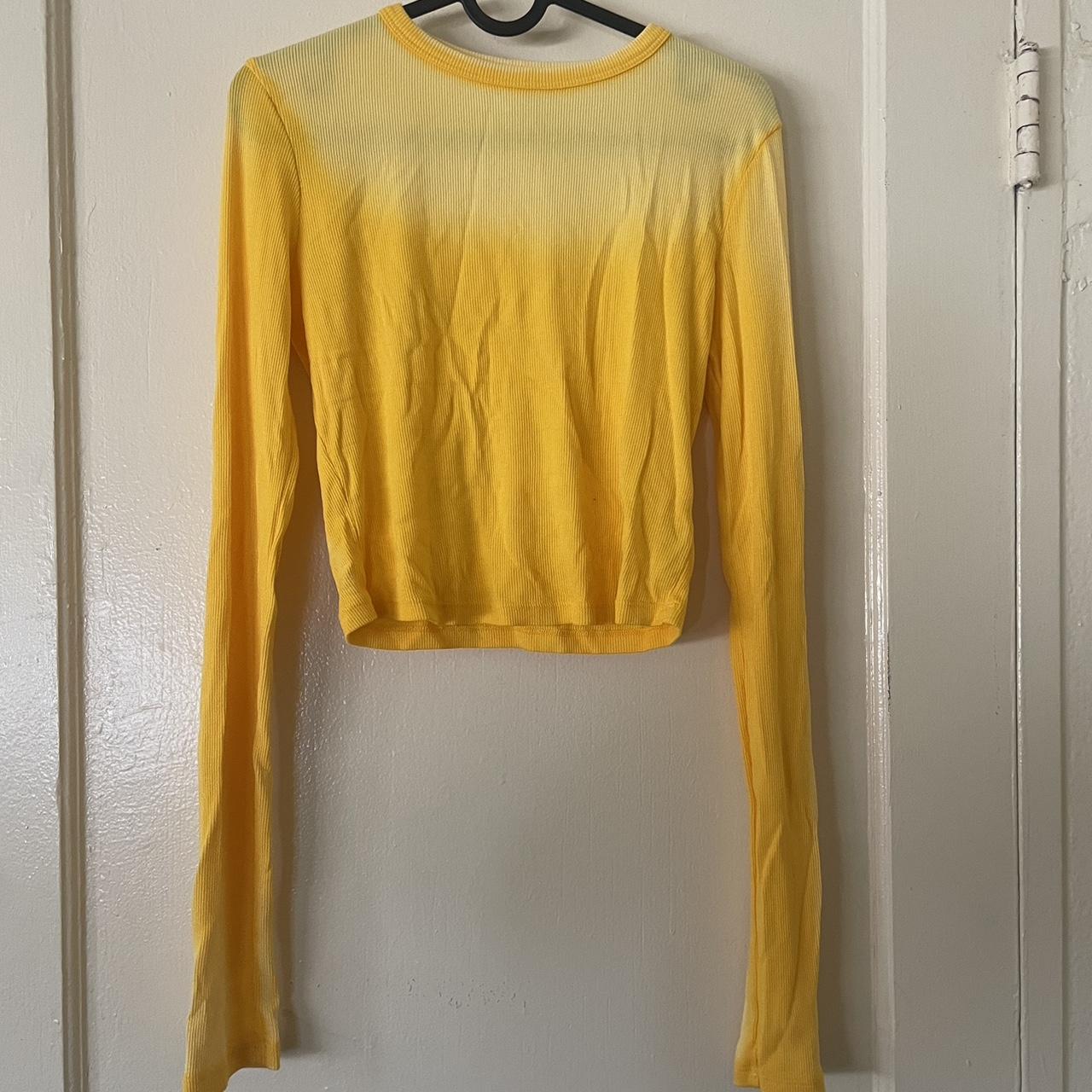 Cotton Citizen Women's Yellow Shirt Depop