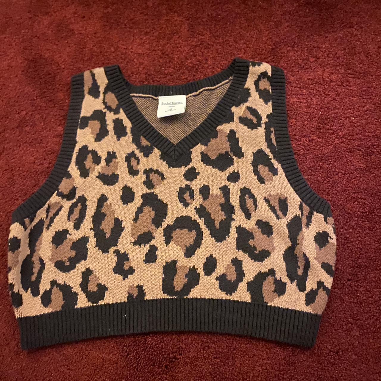 hollister cheetah sweater