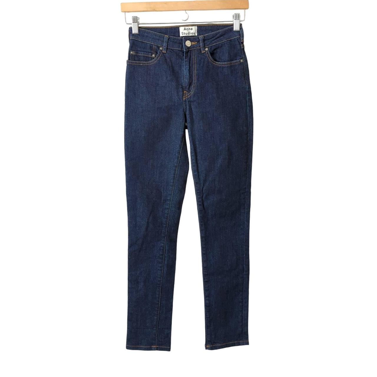 Acne blue offers high-rise denim jeans 26