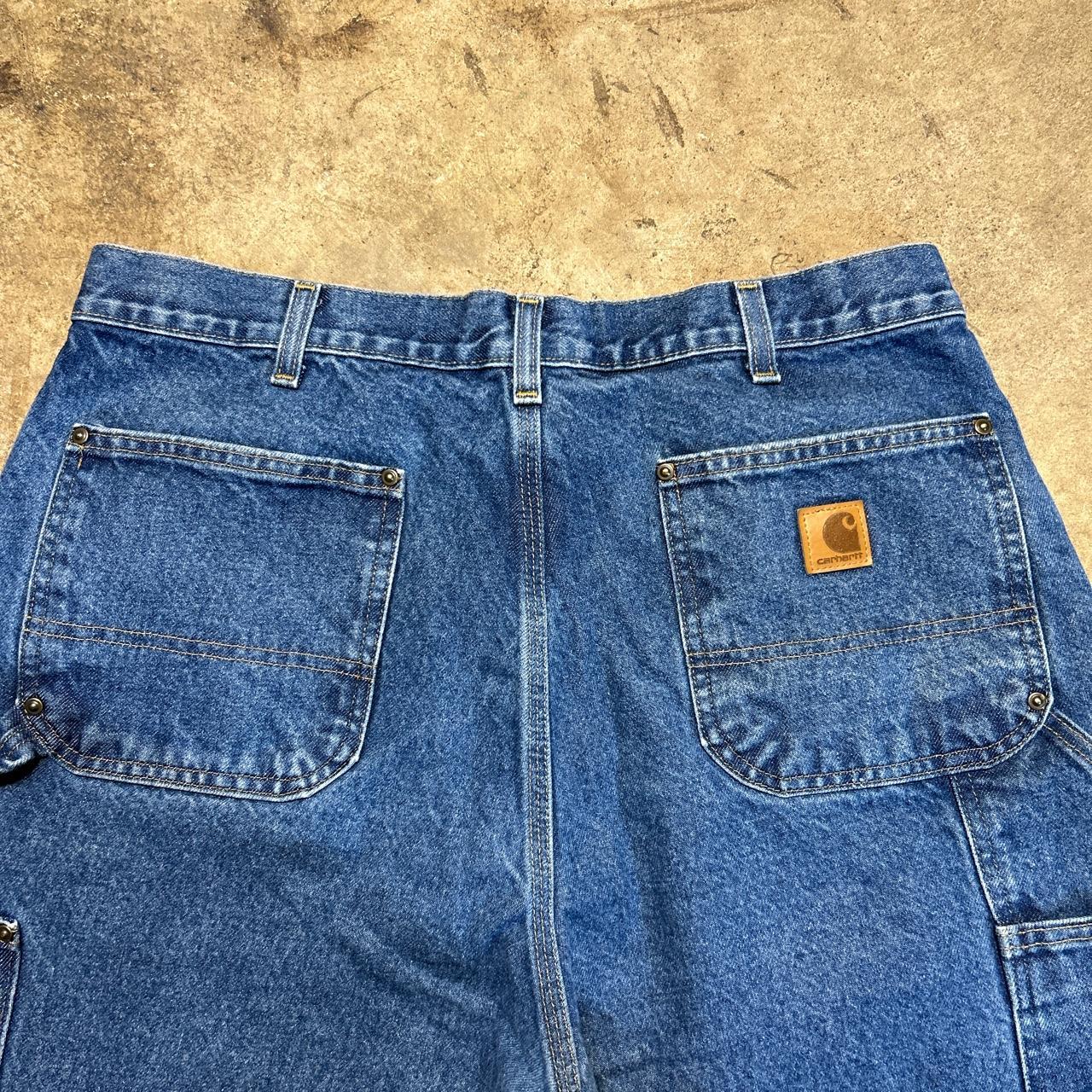 carhartt double knee jean pants 36x34 - Depop