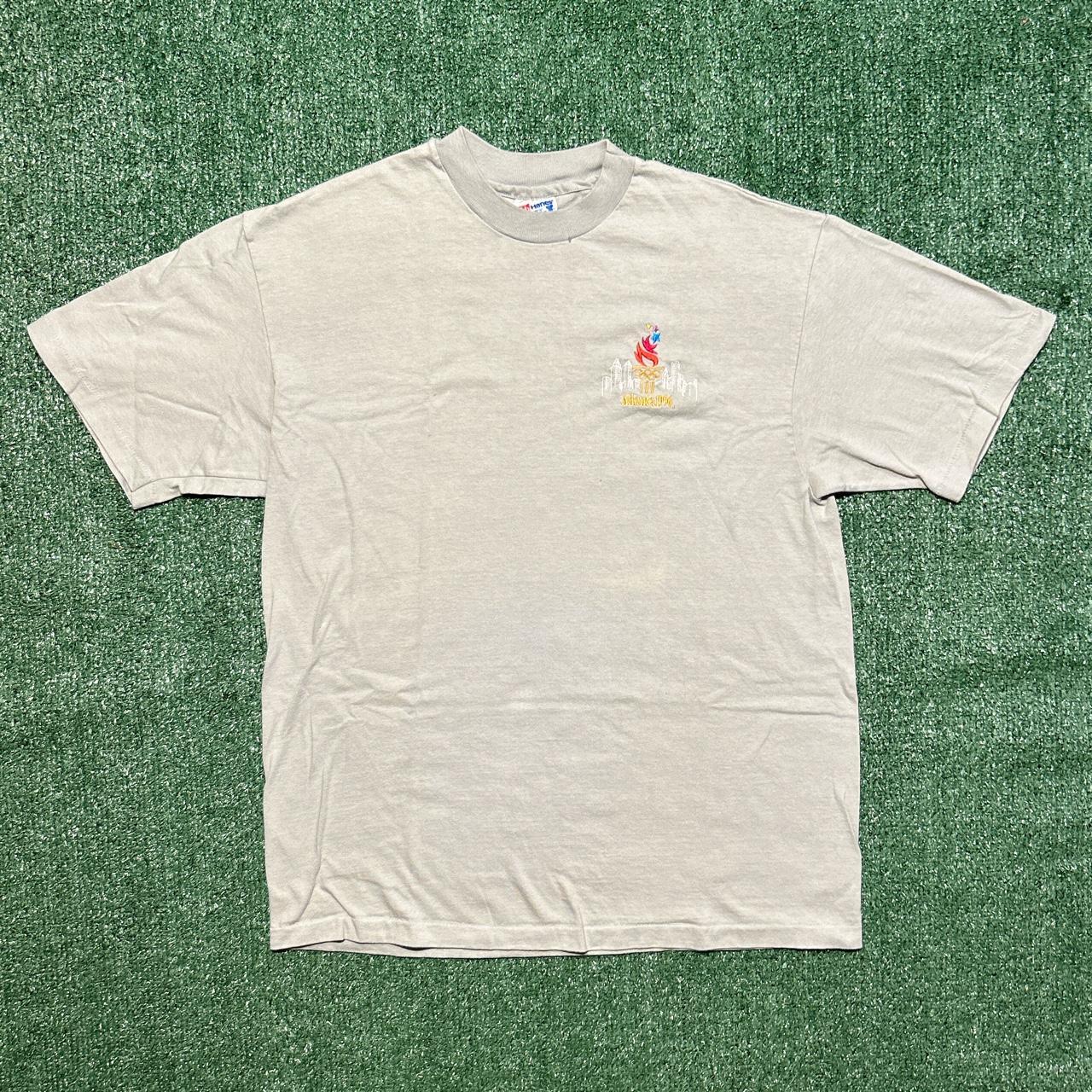vintage 1996 olympics single stitch tshirt fits M/L - Depop