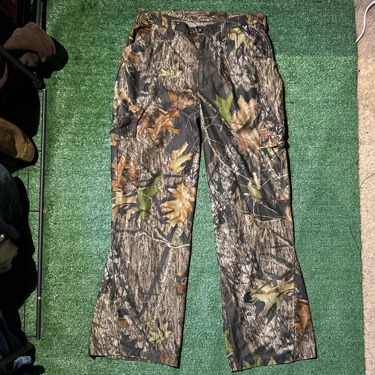 Mossy oak camo scent-factor hunting pants. 100% - Depop