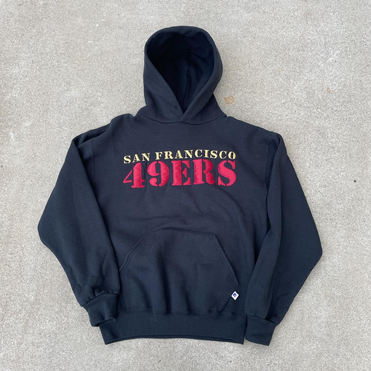 Vintage San Francisco 49ers Hoodie Black Medium