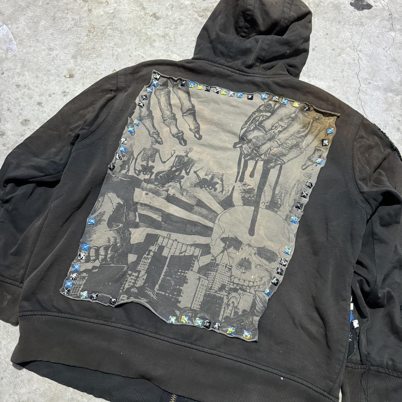 affliction スカル　y2k sk8 長袖 affliction スカルy2k sk8 長袖