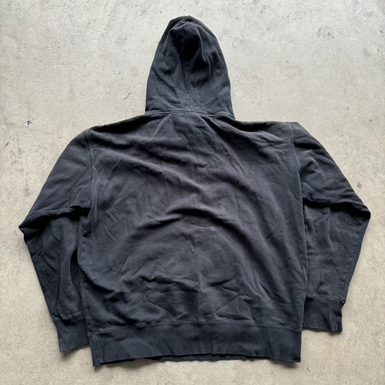 Y2K Skater Fox Racing Black Skull Zip Up Hoodie | Depop Y2K Skater Fox Racing Black Skull Zip Up Hoodie | Depop